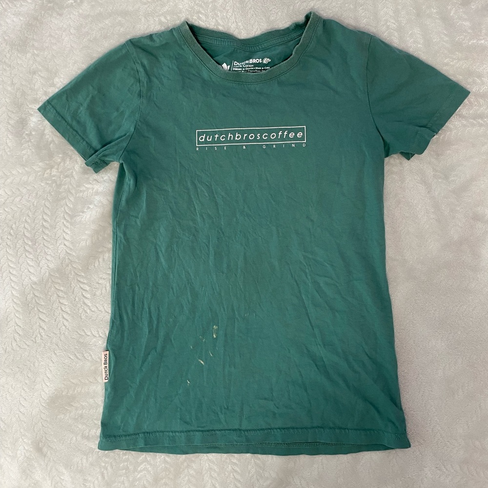 Dutch Bros XS blue shirt